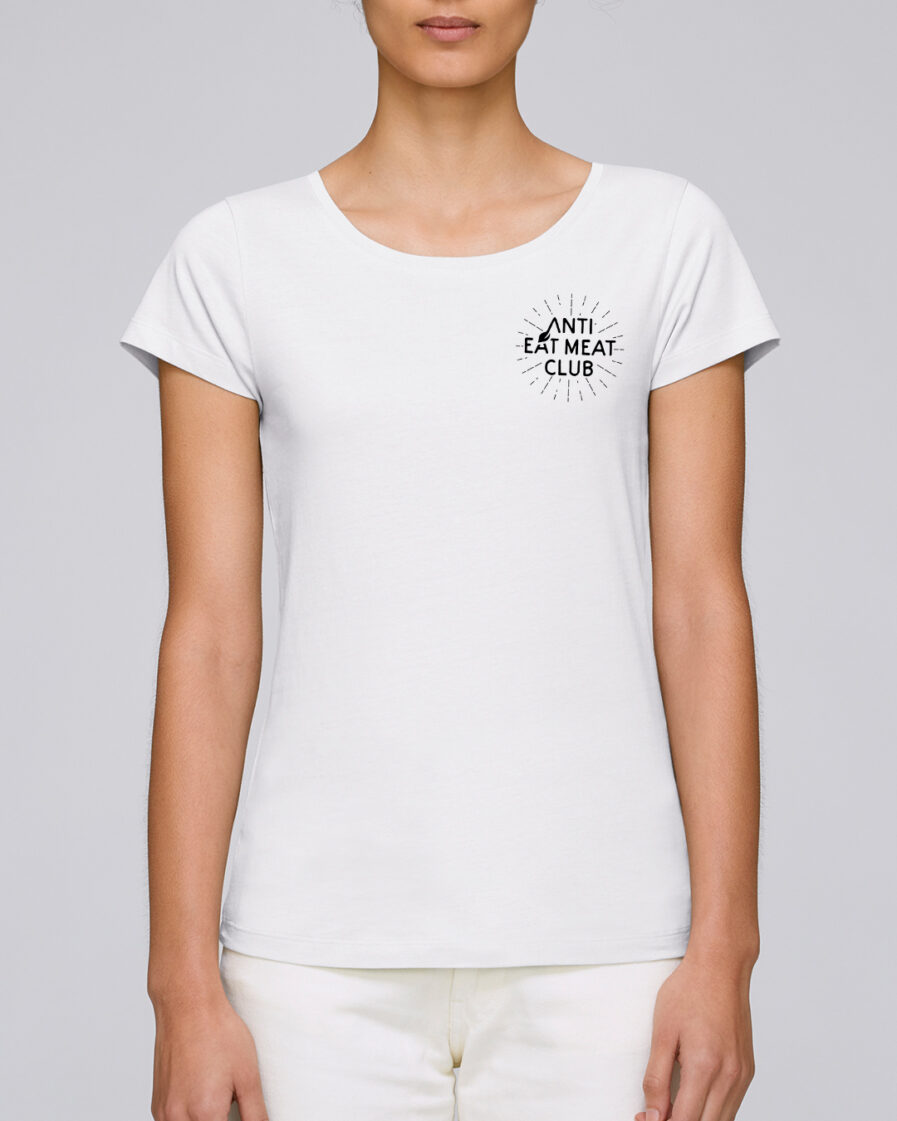 Anti Eat Meat Club Ladies Organic Shirt