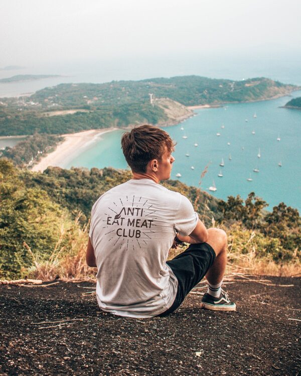 Anti Eat Meat Club Logo Organic Shirt