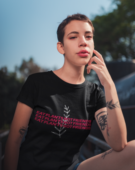 eat-plants-not-friends-ladies-organic-shirt-schwarz