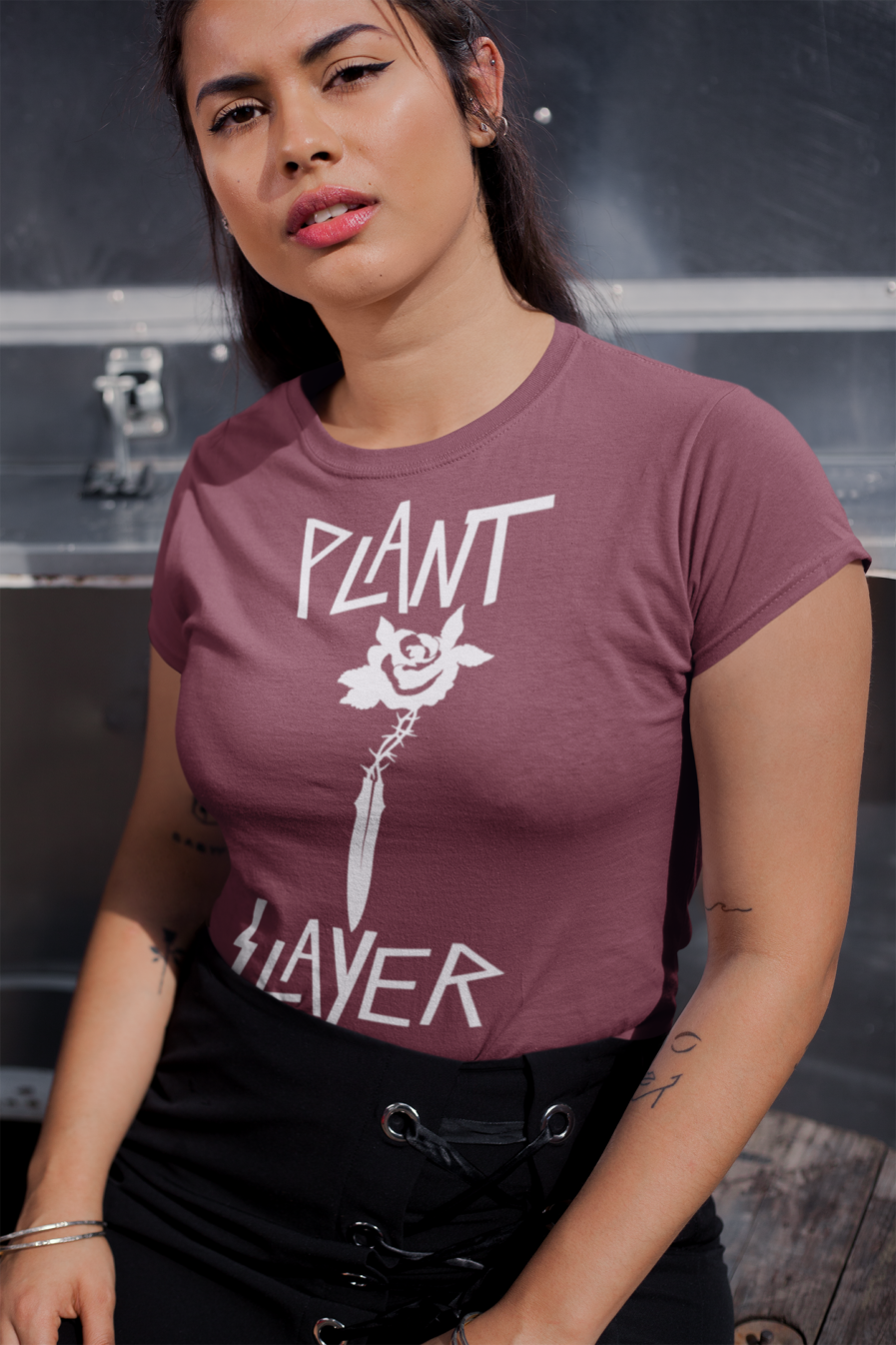plant-slayer-ladies-organic-hoodie-bordeaux-rot