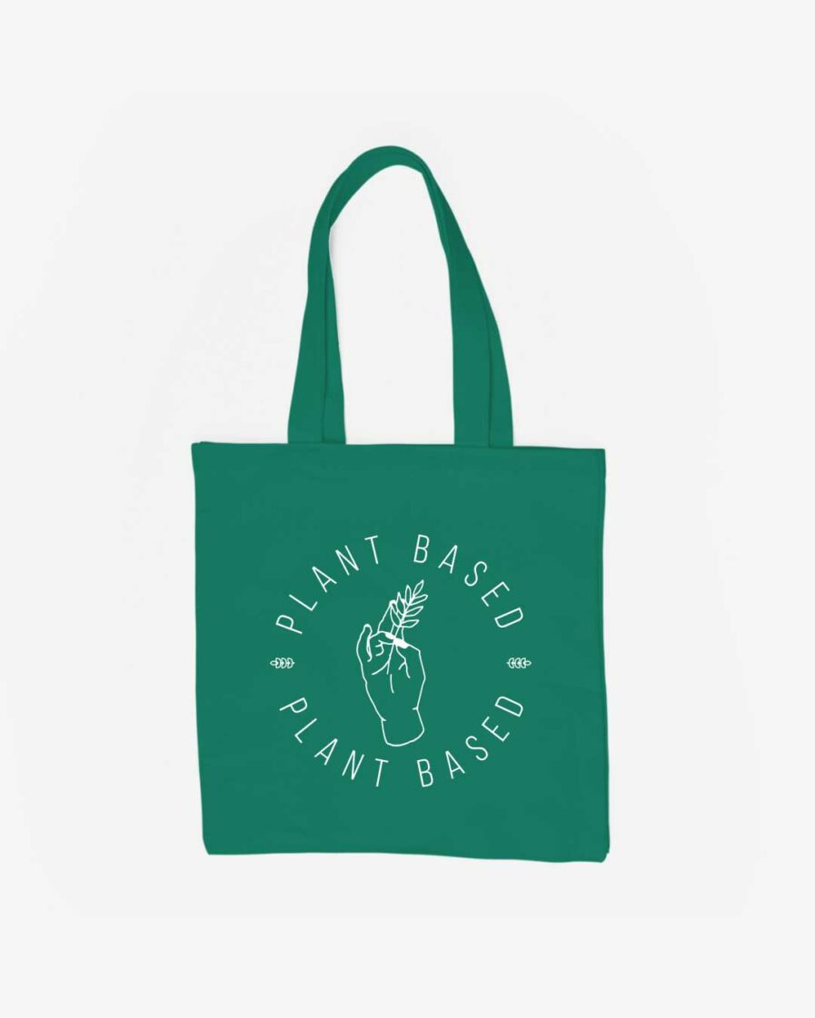 PLANT BASED Organic Baumwolltasche