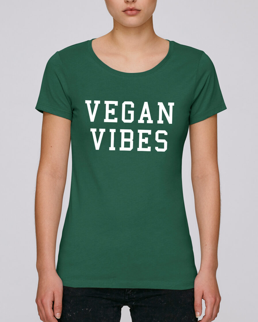 Vegan Vibes Ladies Organic Shirt