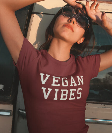 Vegan Vibes Ladies Organic Shirt