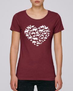 Animal Love Ladies Organic Shirt