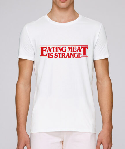 Eating Meat Is Strange Organic Shirt