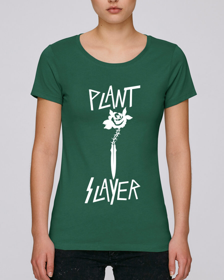 plant slayer ladies organic t-shirt