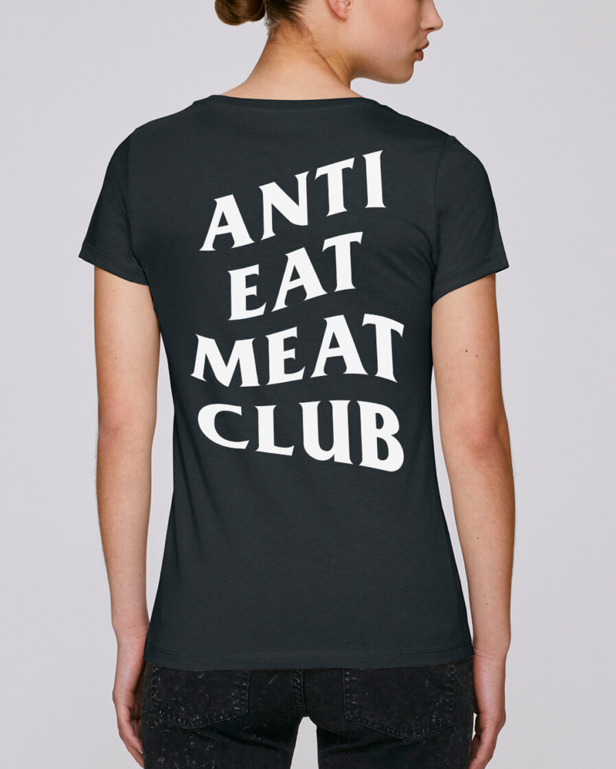 Anti Eat Meat Club Ladies Organic Shirt