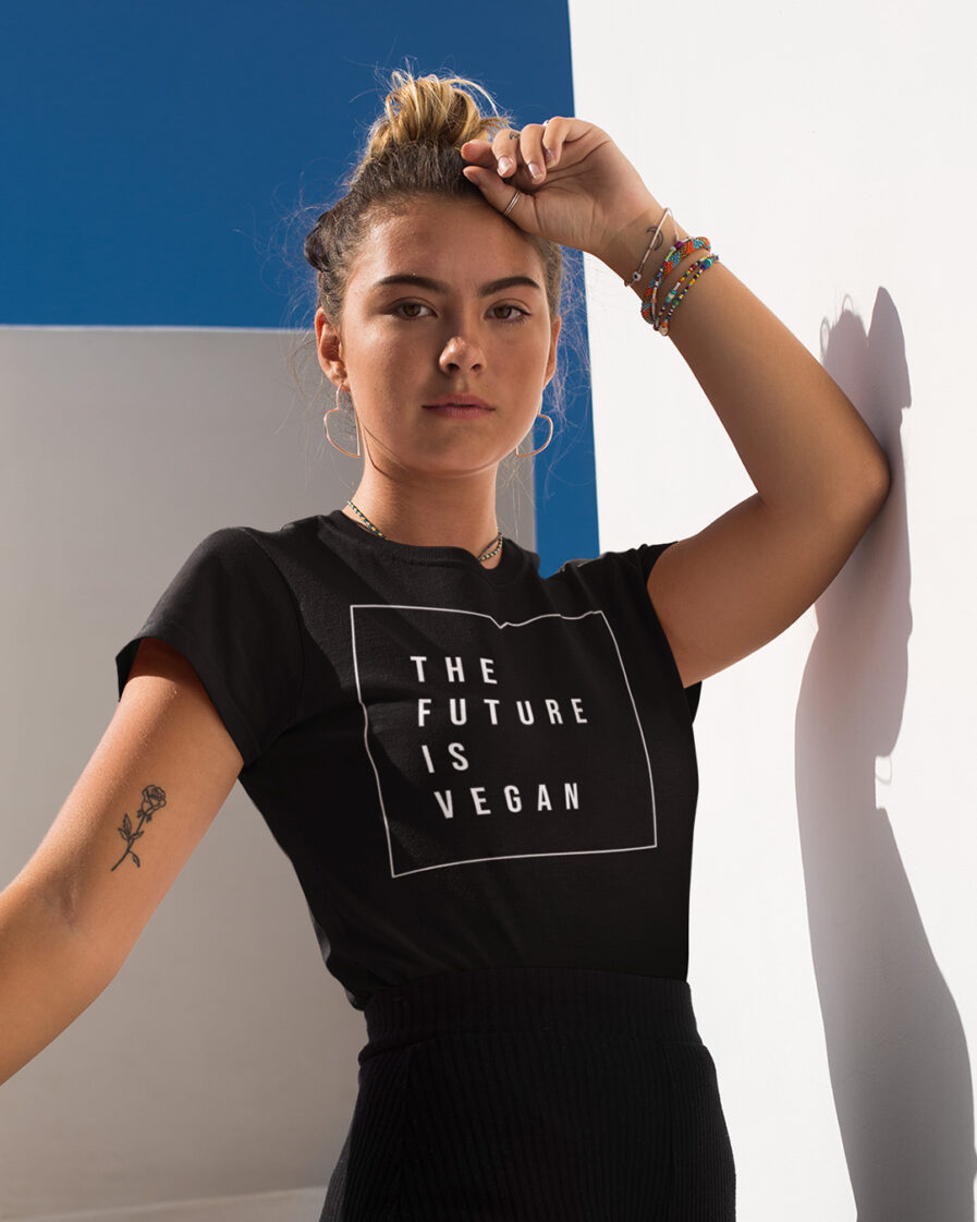 The Future Is Vegan Ladies Organic Shirt
