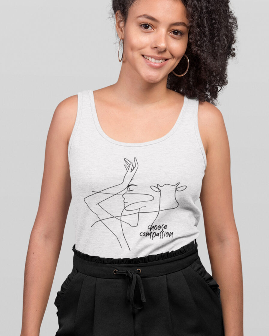Choose Compassion Ladies Organic Tank-Top