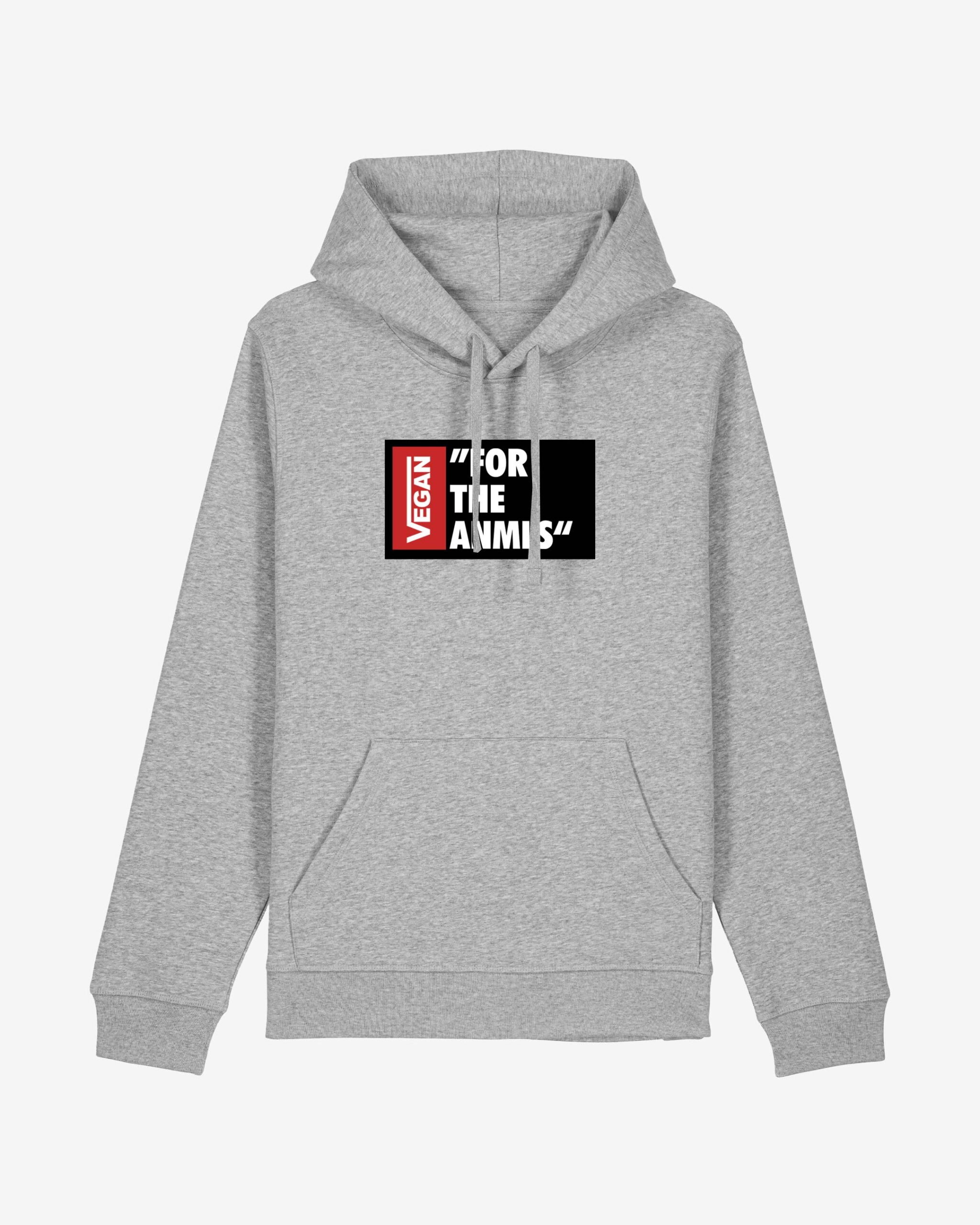 vegan-for-the-anmls-hoodie-grau