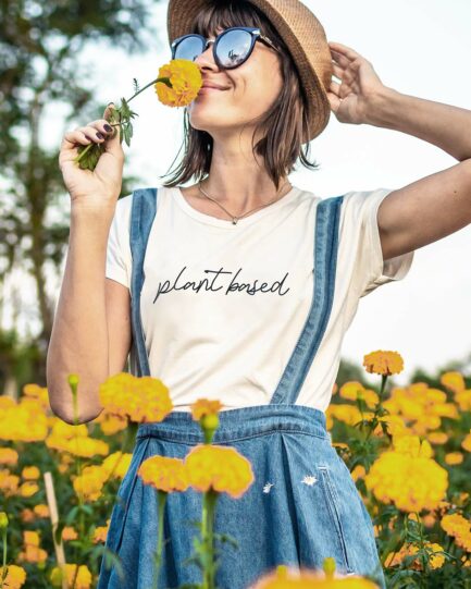 Plant based tailliertes organic Shirt