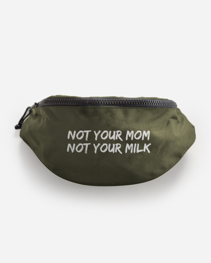 Not Your Mom Not Your Milk recycelte Bauchtasche
