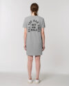 Kill The Bad Vibes Not Animals Organic T-Shirt-Kleid