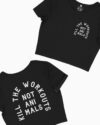 Kill Workouts Not Animals Organic Crop Top