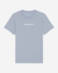 Equality Organic Shirt front hellblau