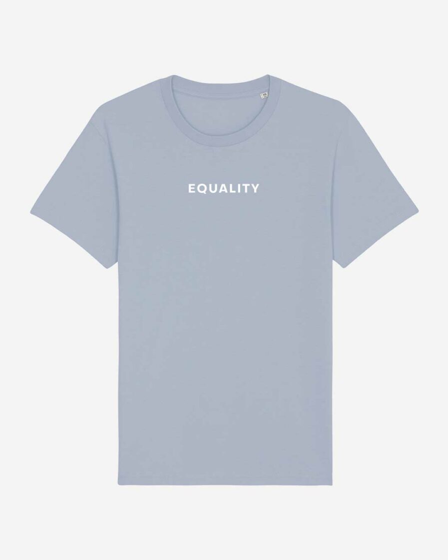 Equality Organic Shirt front hellblau