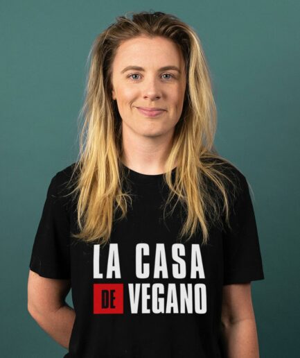 La Casa De Vegano Organic Shirt Schwarz