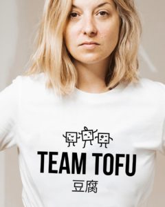 Team Tofu Ladies Organic Shirt Weiß
