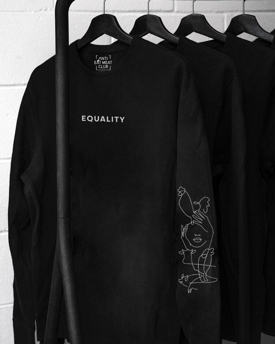 Equality Organic Sweatshirt schwarz