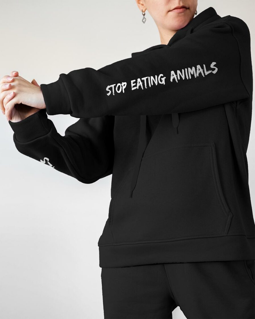 Stop Eating Animals Organic Hoodie