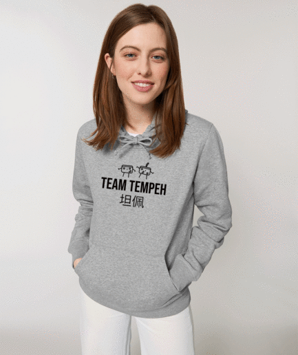 team-tempeh-organic-hoodie-heather-grey