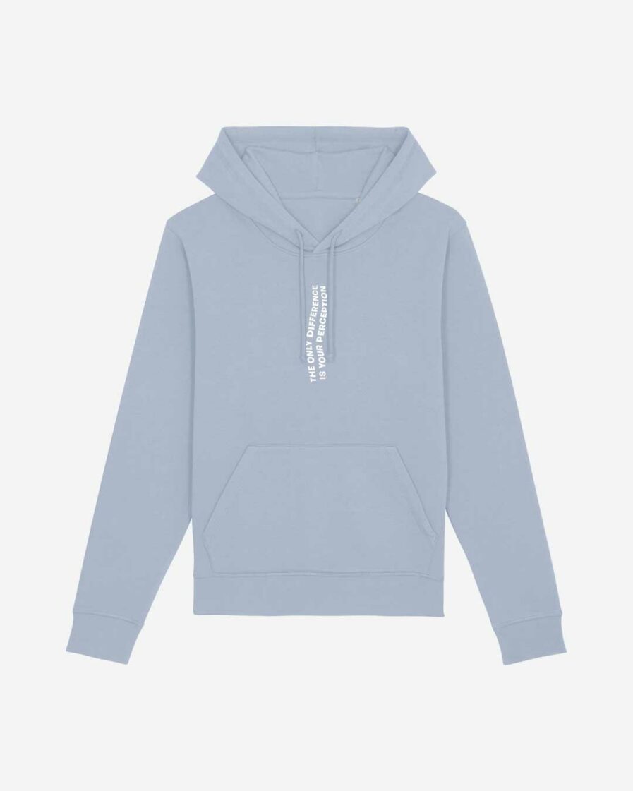 No Difference Hoodie Hellblau front