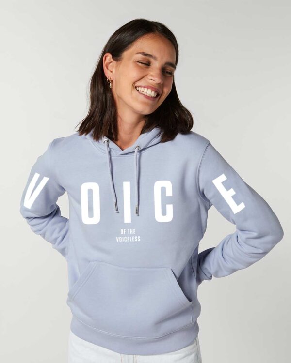 voice-of-the-voiceless-organic-hoodie-serene-blue