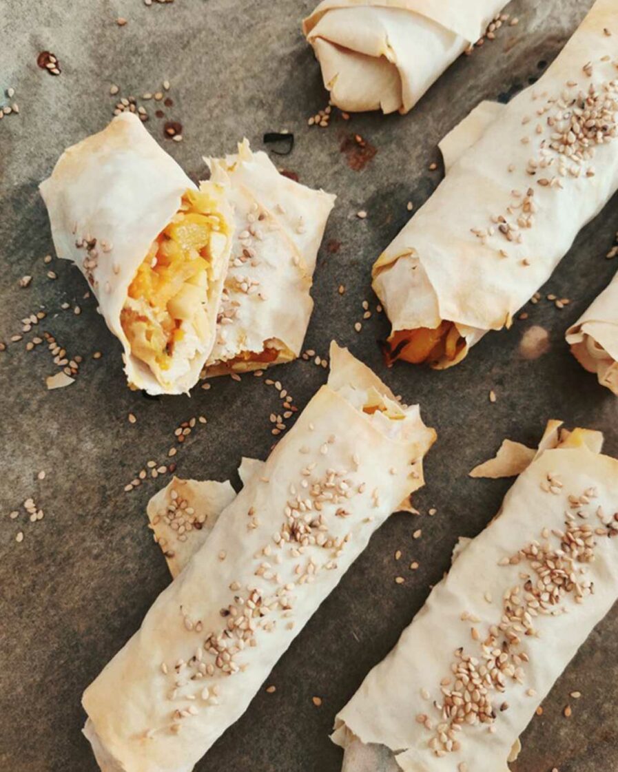 Vegane Frühlingsrollen aus Yufka Teig - ANTI EAT MEAT CLUB