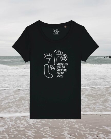 Rising Oceans Tailliertes Organic Shirt
