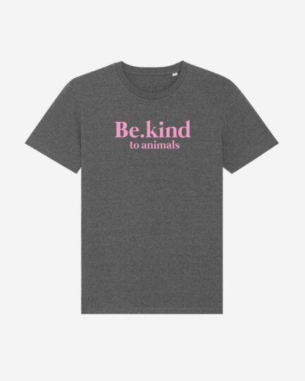 Be Kind To Animals Recyceltes Shirt schwarz