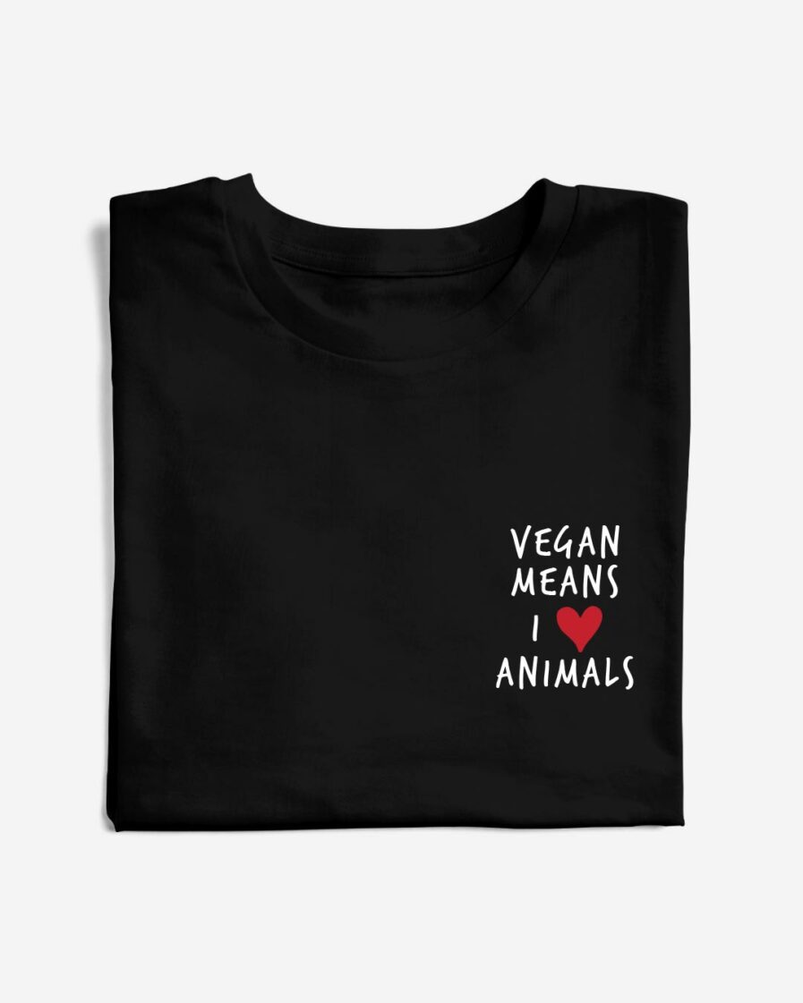 Vegan Means I Love Animals