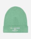 Kill Bad Vibes Not Animals Organic Beanie