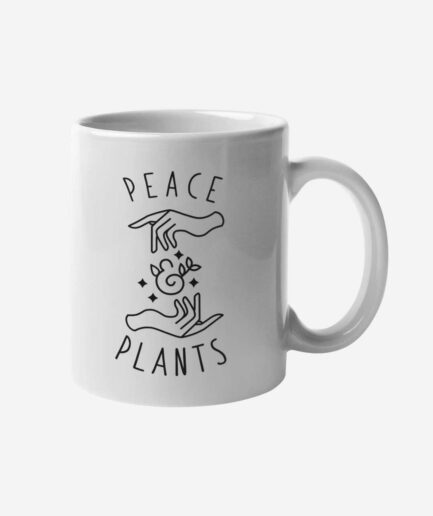 Peace And Plants Tasse