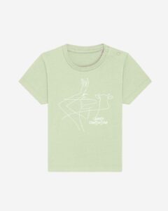 Choose Compassion Baby Organic Shirt Steem Green