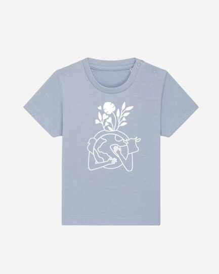 Earth Love Baby Organic Shirt Hellblau