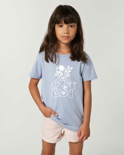 Earth Love Kids Organic Shirt hellblau