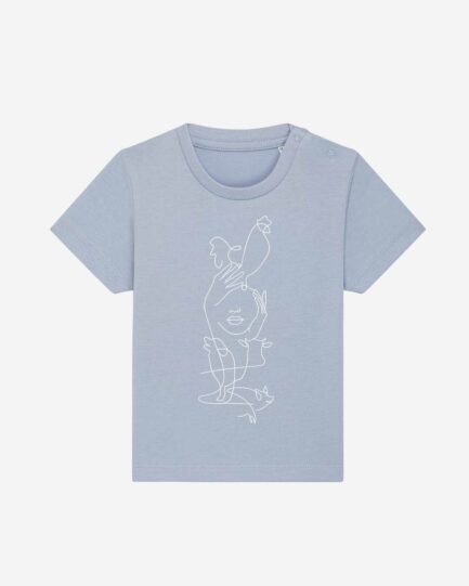 Equality Baby Organic Shirt Hellblau