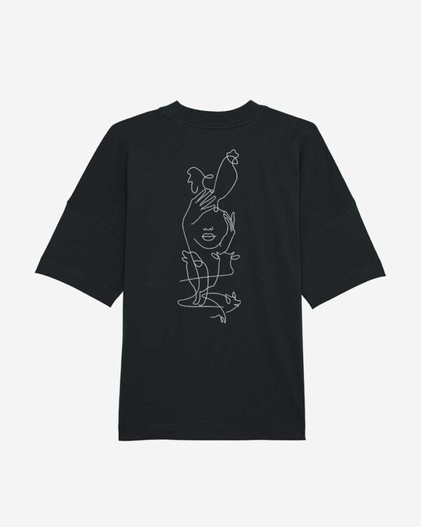 Equality Oversized Organic Shirt schwarz