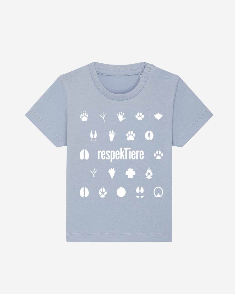Respektiere Baby Organic Shirt Hellblau