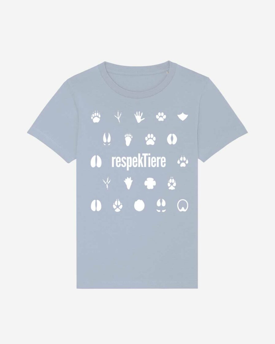 Respektiere Kids Organic Shirt hellblau