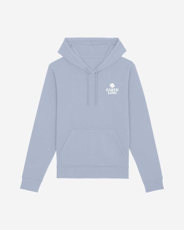 All My Friends Organic Hoodie hellblau front