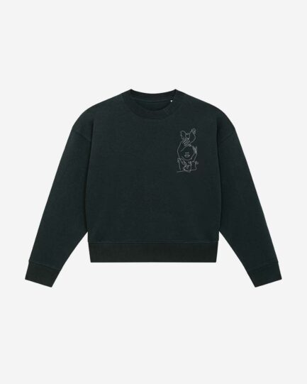 Equality Club Cropped Sweater Front