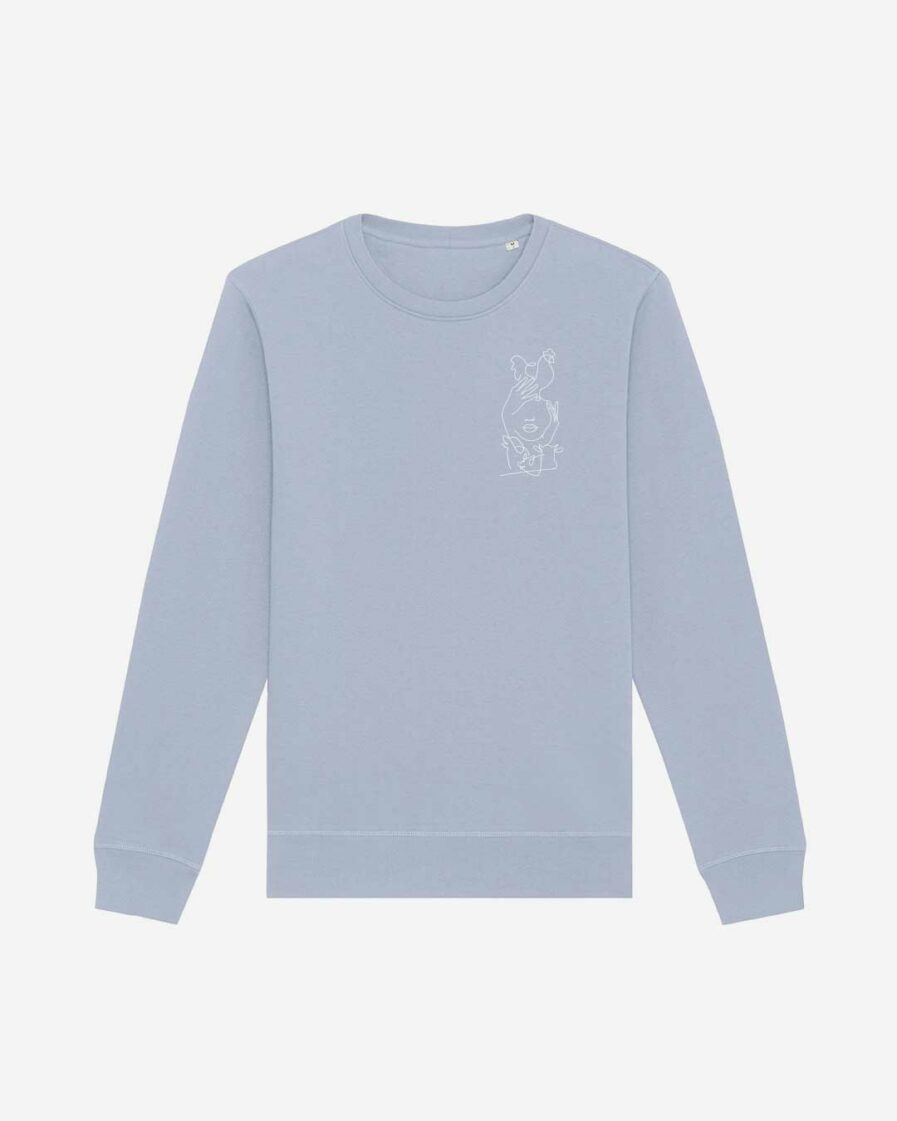 Equality Club Sweater hellblau