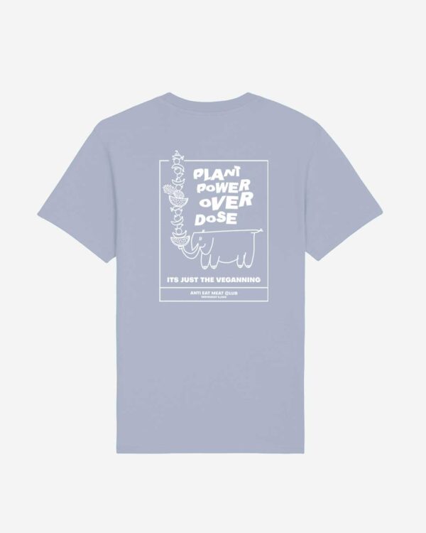 Plant Power Overdose Shirt hellblau