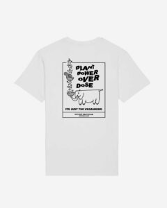 Plant Power Overdose Shirt weiss