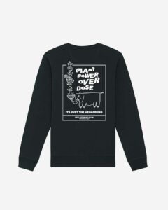 Plant Power Overdose Sweatshirt schwarz