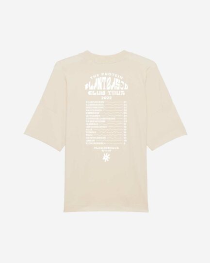 Protein Club Tour Oversized T Shirt natural
