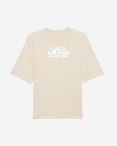 Protein Club Tour Oversized T Shirt natural front