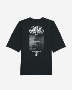 Protein Club Tour Oversized T Shirt schwarz
