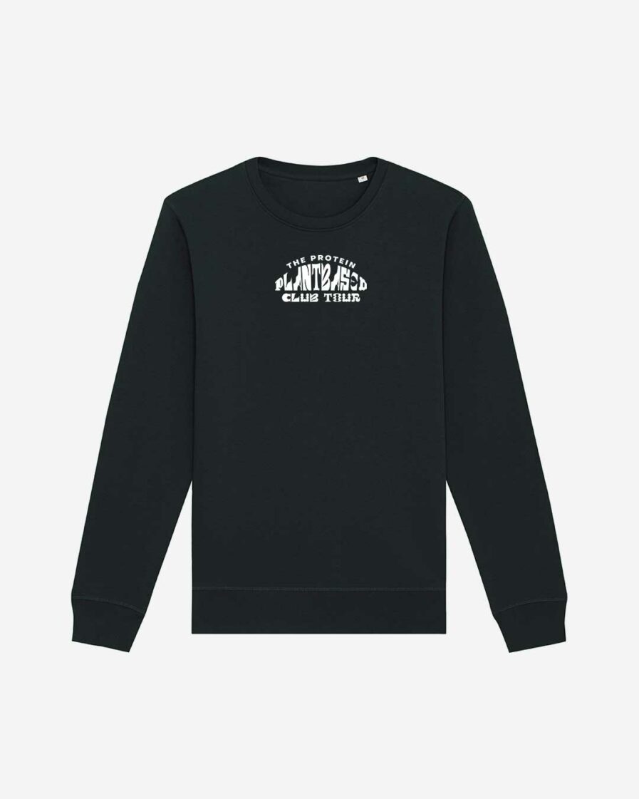 Protein Club Tour Sweater Black front